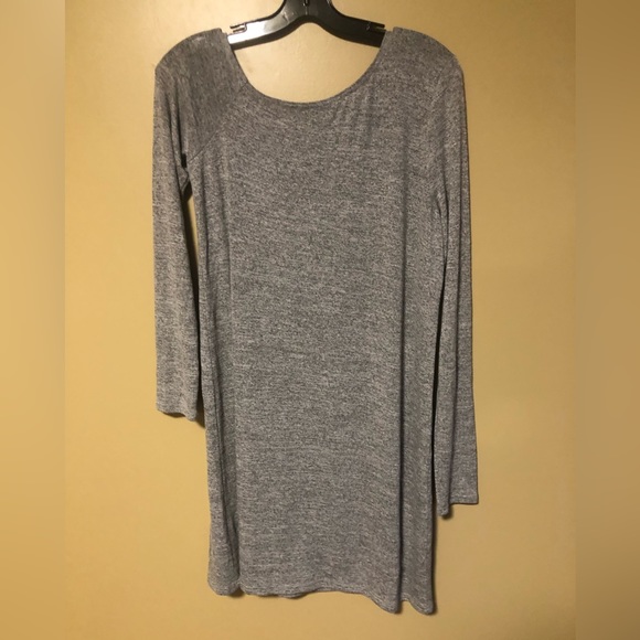 ARITZIA Wilfred Free Brinkley Heather Grey Off One Shoulder Dress Size Large - Picture 6 of 9